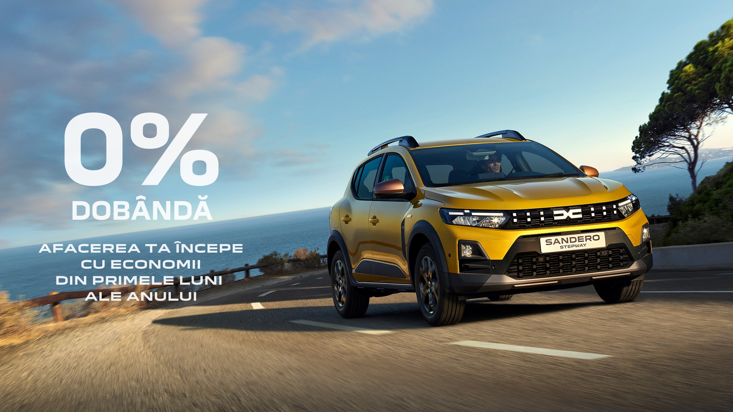 Noul Stepway de la 216 EUR/lună (fără TVA)*